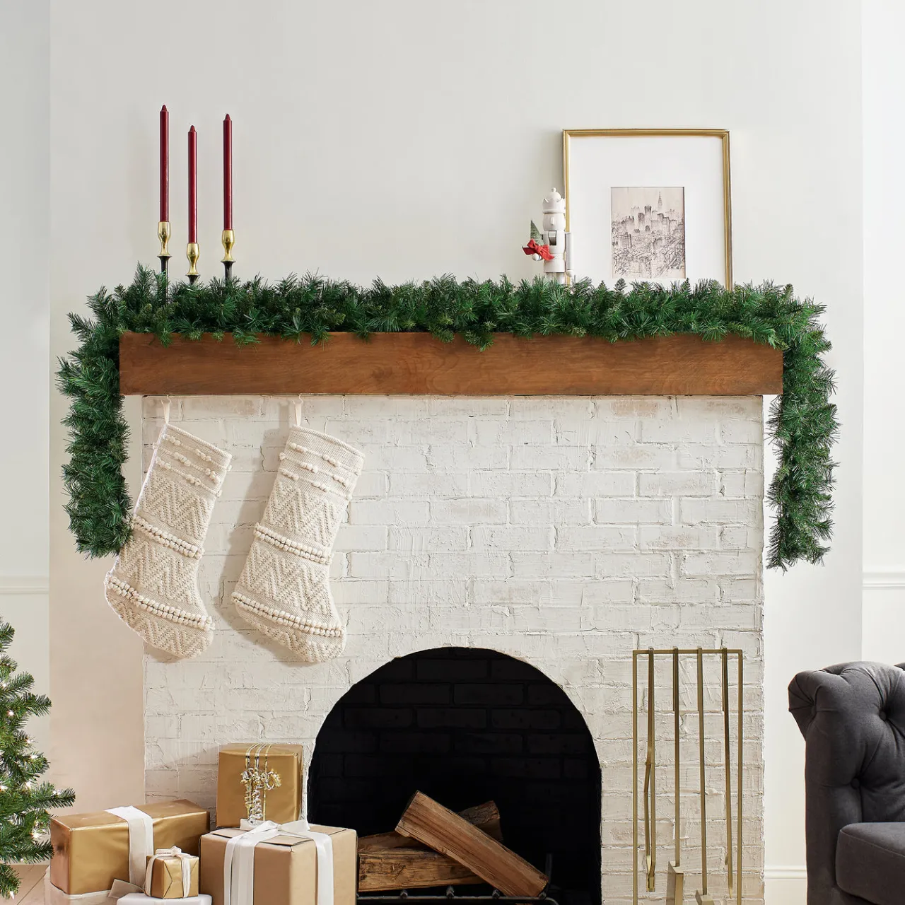 Sale National Tree Company 9 ft. Winchester Pine Garland
