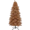 Hot National Tree Company 10 ft.Pre-Lit Christmas Rose Gold Tree