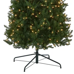 Clearance National Tree Company 10 ft.Pre-Lit Kingswood Fir Pencil Slim Tree with Clear Lights