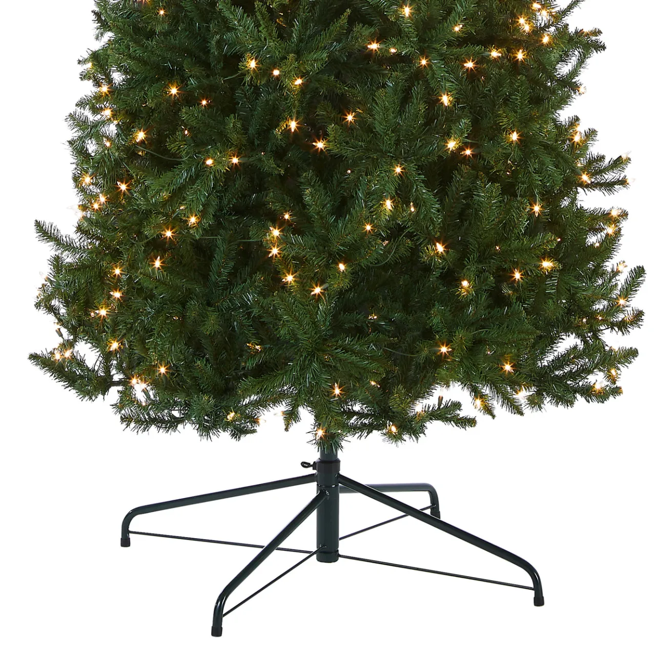 Clearance National Tree Company 10 ft.Pre-Lit Kingswood Fir Pencil Slim Tree with Clear Lights