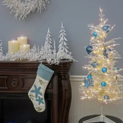 Discount National Tree Company 4 ft.Pre-Lit Tree with Warm White LED Lights
