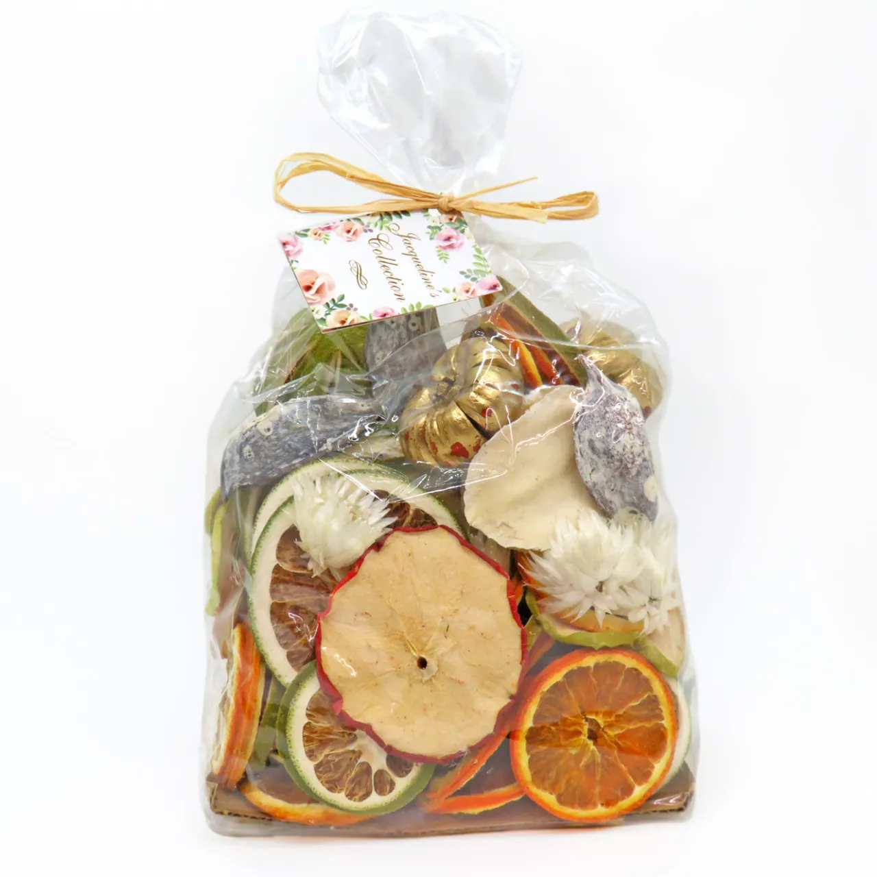 National Tree Company 6 in. 250 Gram Mixed Potpourri- Slices Red and Green Apples