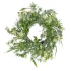 Best National Tree Company 14 in. Spring Table Wreath with Mixed Foliage and Blossom