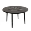 Best National Tree Company 48 in. All Weather Round Dining Table, Black Finish, Cast Aluminum, Darby Collection