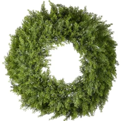 New National Tree Company 24 in. Arborvitae Wreath