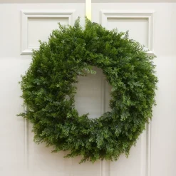 New National Tree Company 24 in. Arborvitae Wreath
