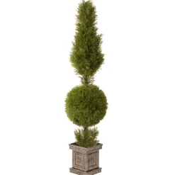 Outlet National Tree Company 60 in. Artificial Juniper Ball and Cone Topiary
