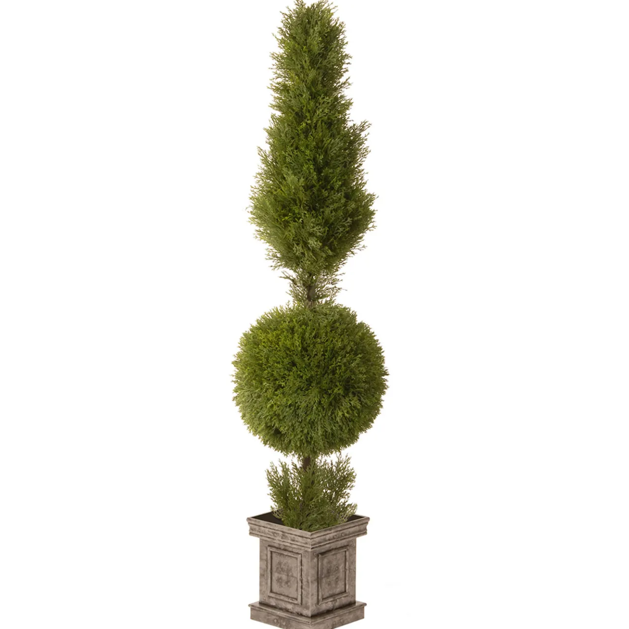 Outlet National Tree Company 60 in. Artificial Juniper Ball and Cone Topiary