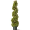 Hot National Tree Company 48 in. Artificial Juniper Slim Spiral Tree in Growers Pot
