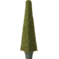Online National Tree Company 48 in. Artificial Mini Boxwood Square Topiary
