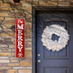 Hot National Tree Company 31 in. Be Merry Holiday Wall Sign