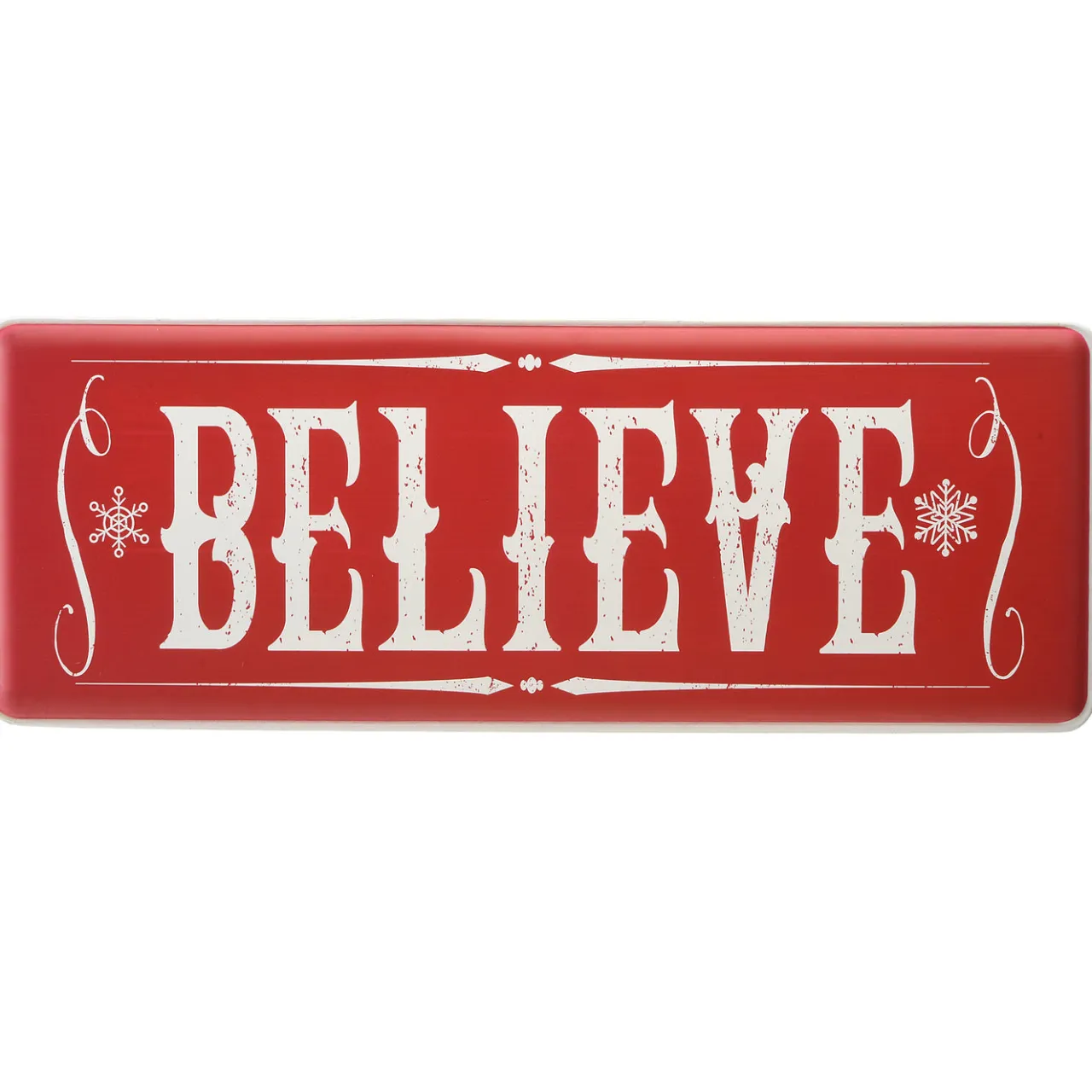 Discount National Tree Company 31 in. Believe Horizontal Holiday Wall Sign