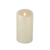 Online National Tree Company 5 in. by 9 in. HGTV Home Collection Flameless Heritage Pillar Candle, Ivory