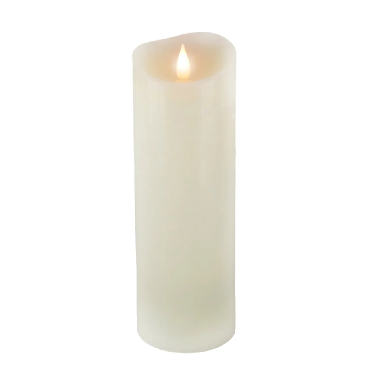 Online National Tree Company 3 in. by 9 in. HGTV Home Collection Flameless Heritage Pillar Candle, Ivory