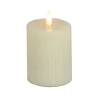 Hot National Tree Company 4 in. by 6 in. HGTV Home Collection Flameless Georgetown Pillar Candle, Ivory