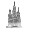 Discount National Tree Company 17 in. Christmas Cathedral Decoration with White LED Lights