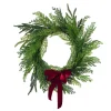 Online National Tree Company 24 in. Christmas Cottage Wreath