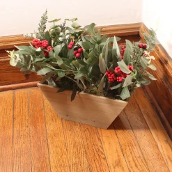 Clearance National Tree Company 22 in. Christmas Eucalyptus and Berry Arrangement