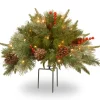 Outlet National Tree Company 18 in. Colonial Fir Urn Filler with LED Lights