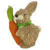 Best National Tree Company 12 in. Cute Easter Bunny Holding Carrot Table Decoration