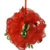 Outlet National Tree Company 12 in. Decorative Collection Red Ribbon Kissing Ball