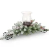Discount National Tree Company 30 in. Dunhill Fir Centerpiece and Candle Holder