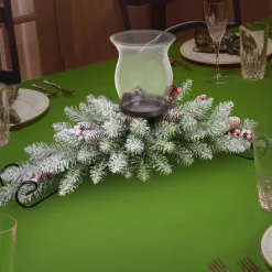 Discount National Tree Company 30 in. Dunhill Fir Centerpiece and Candle Holder