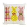 National Tree Company 16 in. Easter Bunny Trio Decorative Pillow