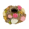 Sale National Tree Company 7 in. Easter Candleholder Table Decoration Decorated with Pastel Eggs and Flower Blooms