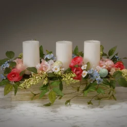 Hot National Tree Company 20 in. Easter Candleholder Table Decoration