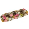 National Tree Company 16 in. Easter Candleholder Table Decoration Decorated with Pastel Eggs and Flower Blooms