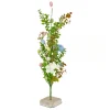 Hot National Tree Company 24 in. Easter Decorative Tree Decorated with Pastel Eggs and Flower Blooms, and Wooden Block Base
