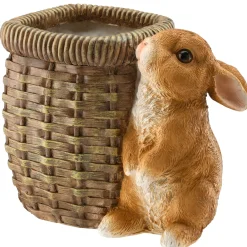 Sale National Tree Company 7 in. Easter Rabbit Flower Pot Decoration