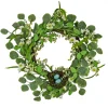 Sale National Tree Company 20 in. Easter Wreath Decorated with Spring Blooms and Pastel Eggs