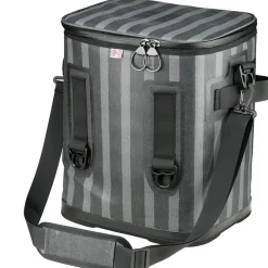 Best National Tree Company 15 in. Easy Tote Soft Cooler Gray Striped