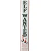 New National Tree Company 47 in. Elf Wanted Wall Sign