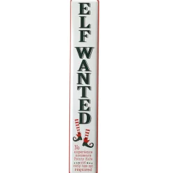 New National Tree Company 47 in. Elf Wanted Wall Sign