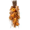 Best National Tree Company 18 in. Fall Teardrop Wall Decoration with Pumpkins, Berry Clusters, Maple Leaves, Branches