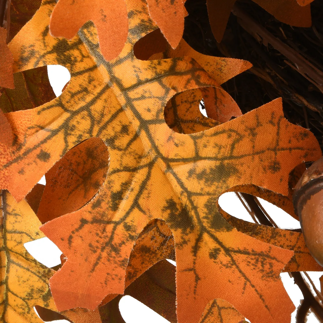 Discount National Tree Company 24 in. Fall Wreath with Acorns, Oak Leaves