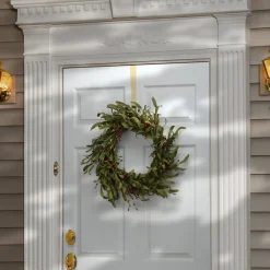 National Tree Company 22 in. Fall Wreath with Assorted Grass, Berry Clusters