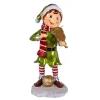Discount National Tree Company 36 in. Fiddle Playing Pixie Elf with Multicolor Lights