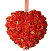 National Tree Company 7 in. Floral Red Roses Heart