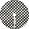Hot National Tree Company 48 in. General Store Collection Plaid Tree Skirt