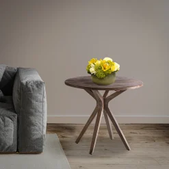 Hot National Tree Company 36 in. Graywash Mercier Cafe Table