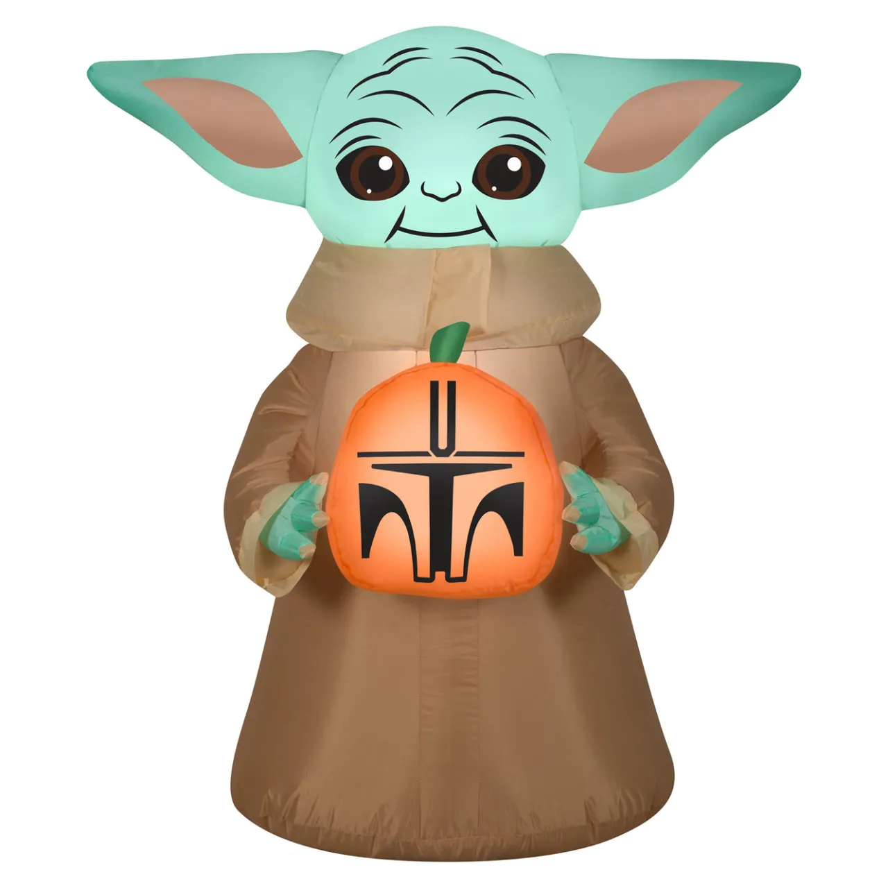 New National Tree Company 42 in. Halloween Baby Yoda Inflatable Decoration