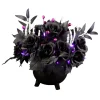 Best National Tree Company 19 in. Halloween Bad to the Bone Centerpiece with LED Lights