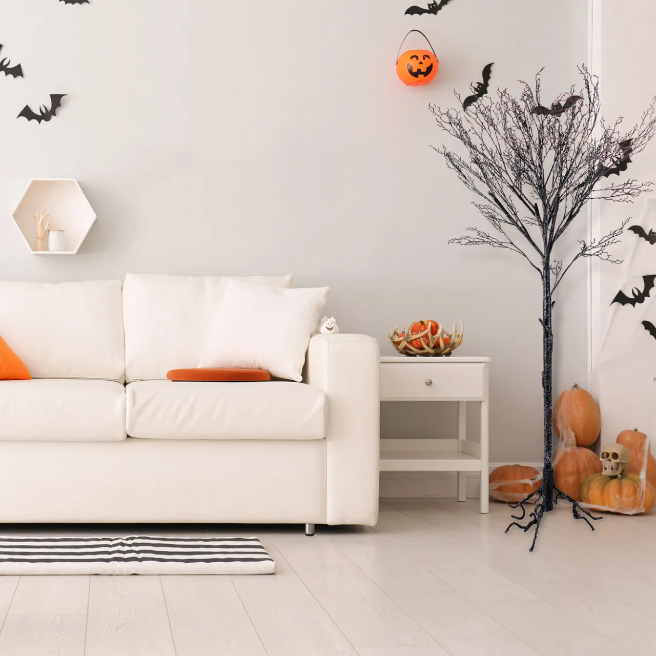 Clearance National Tree Company 68 in. Halloween Black Leafless Tree Decoration