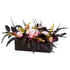 Outlet National Tree Company 16 in. Halloween Cute and Creep Centerpiece with LED Lights