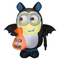 Best National Tree Company 42 in. Halloween Dave in Bat Costume Airblown Inflatable Decoration