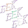 Outlet National Tree Company 18 in. Halloween EEK Sign Lighted Sign Decoration with LED Lights